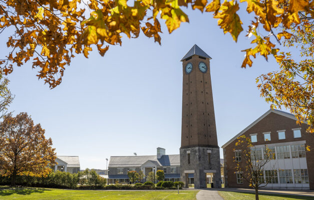 fall clocktower