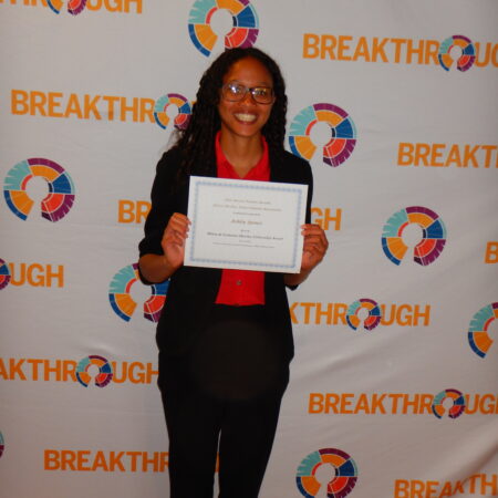 a person holding a certificate