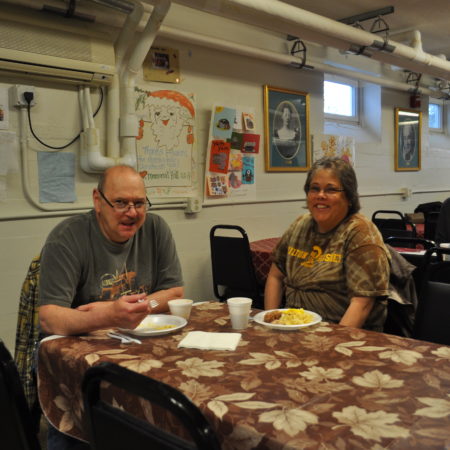 people sitting at a table
