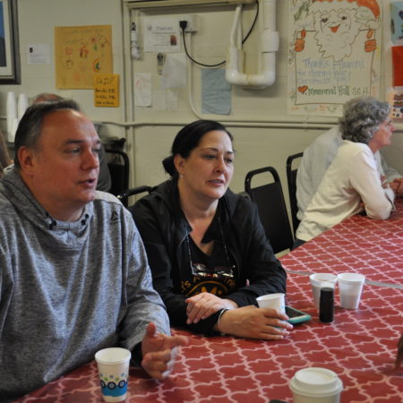 people sitting at a table