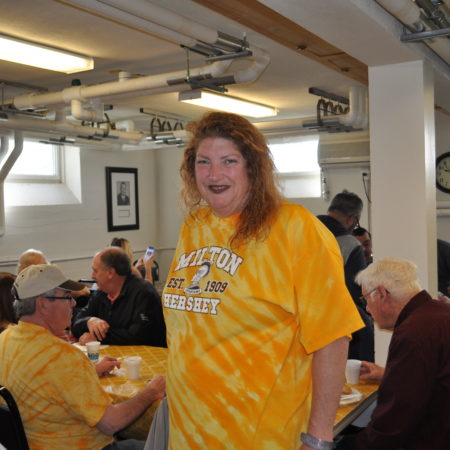 a person in yellow shirt