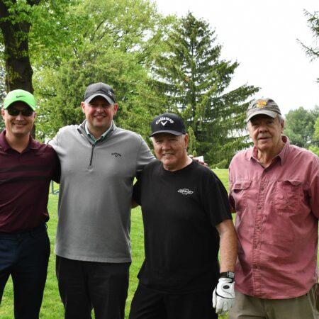 a group of men standing together