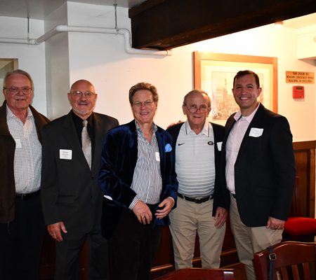 a group of men standing together