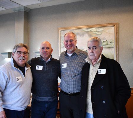 a group of men standing together
