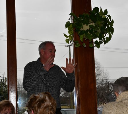 a person standing in front of a window