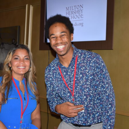 people smiling at the camera