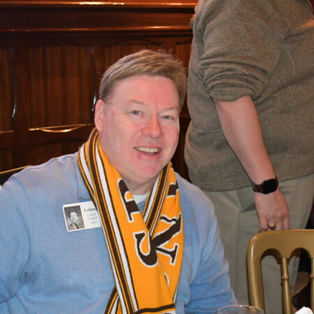 a person wearing a scarf