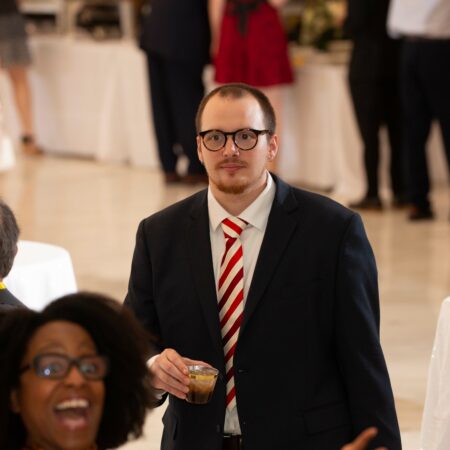 a person in a suit and tie