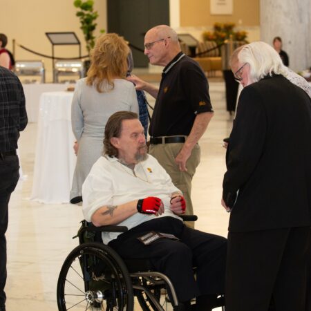 a person in a wheelchair