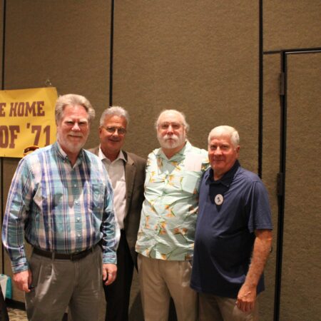 a group of men standing together