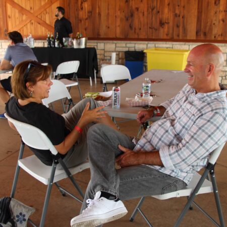 people sitting at a table