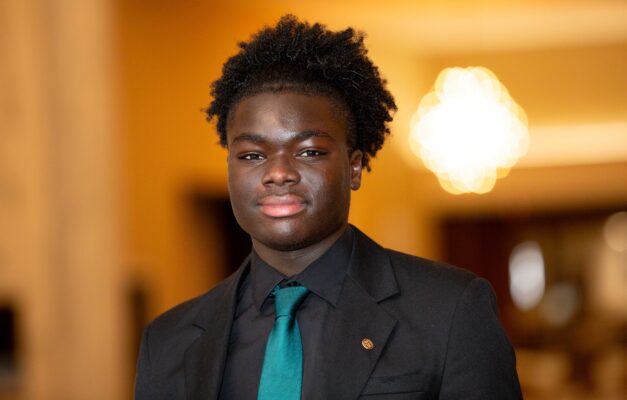 a person in a suit and tie