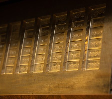 a close-up of a metal bar
