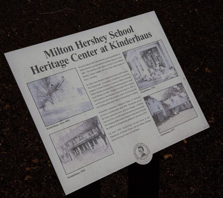a sign with text on it