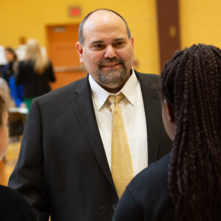 a person in a suit and tie