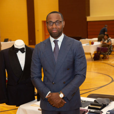 a person in a suit