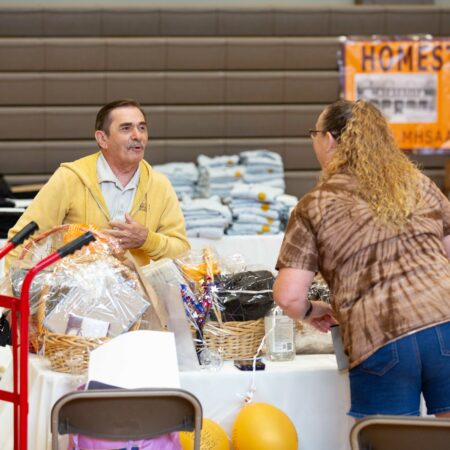 people at a table