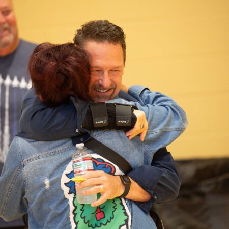 people hugging