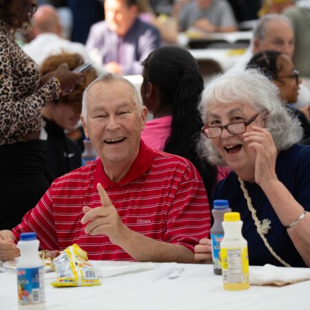 people sitting at a table