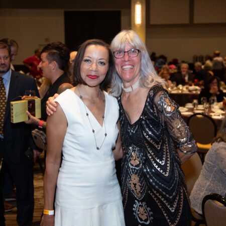 two women posing for a picture